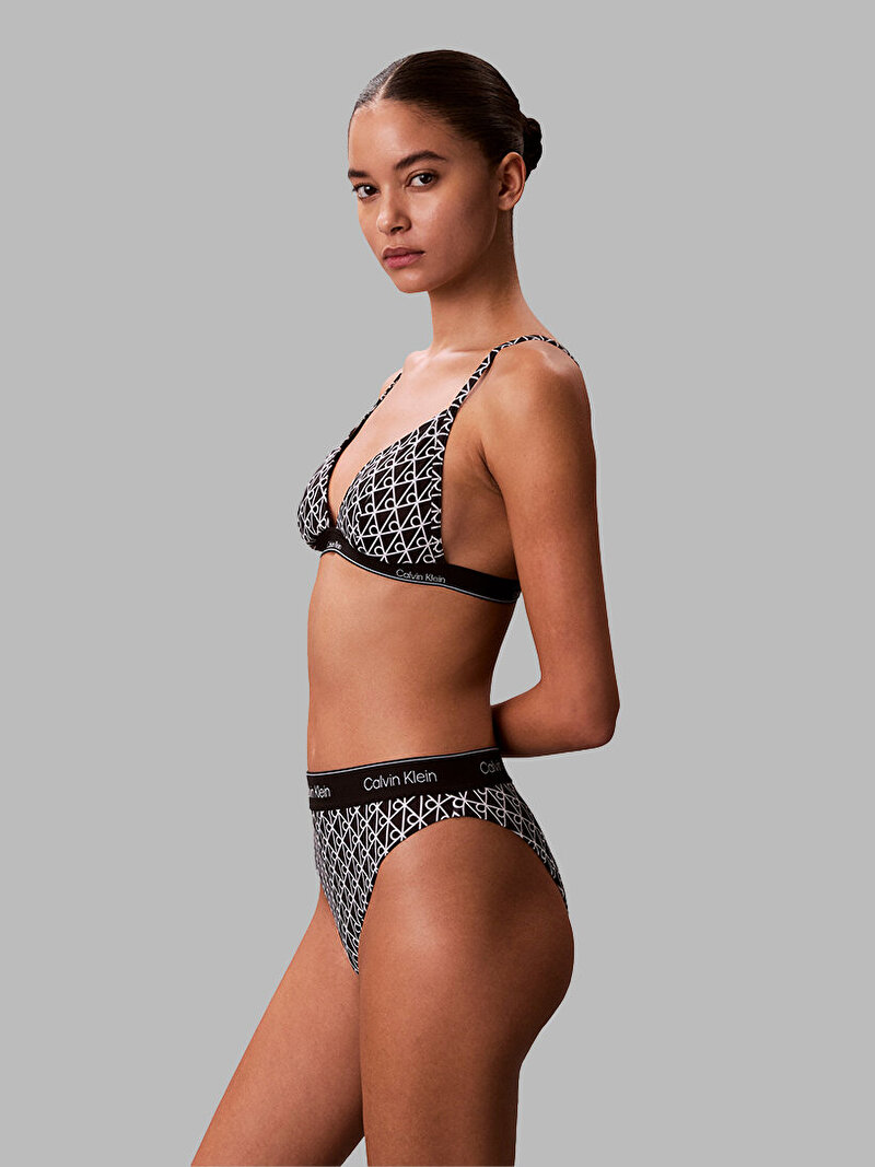 Calvin Klein Siyah Renkli Kadın Brazilian Bikini Altı