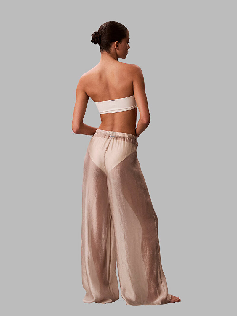 Calvin Klein Bej Renkli Kadın Tie Pantolon