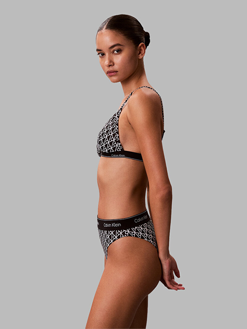 Calvin Klein Siyah Renkli Kadın Üçgen Bikini Üstü
