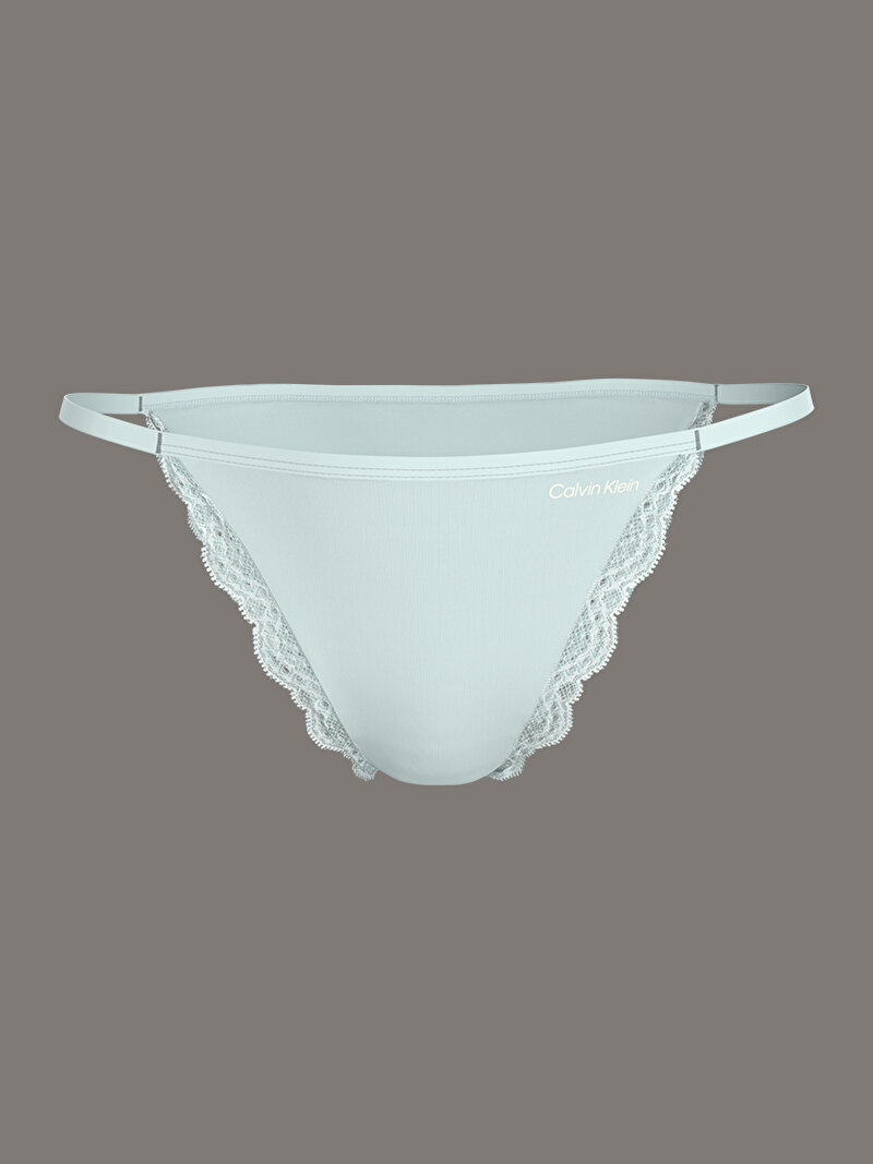 Calvin Klein Siyah Renkli Kadın String Bikini Külot