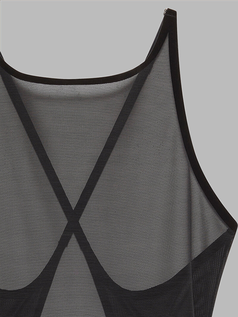 Calvin Klein Siyah Renkli Kadın Body