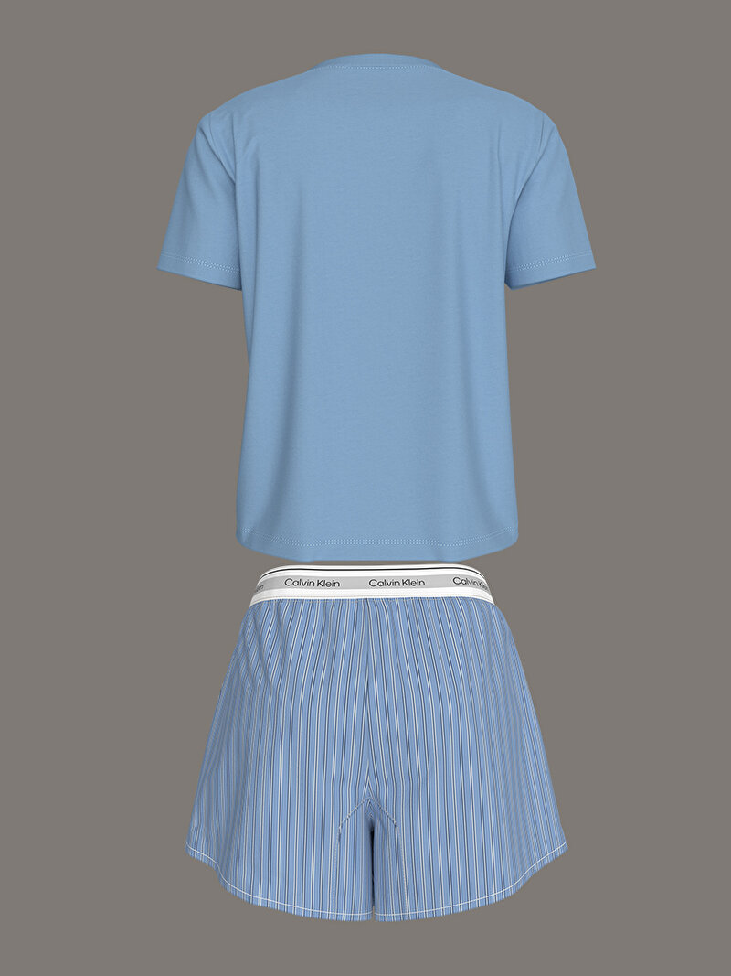Calvin Klein Mavi Renkli Kadın Pijama Set