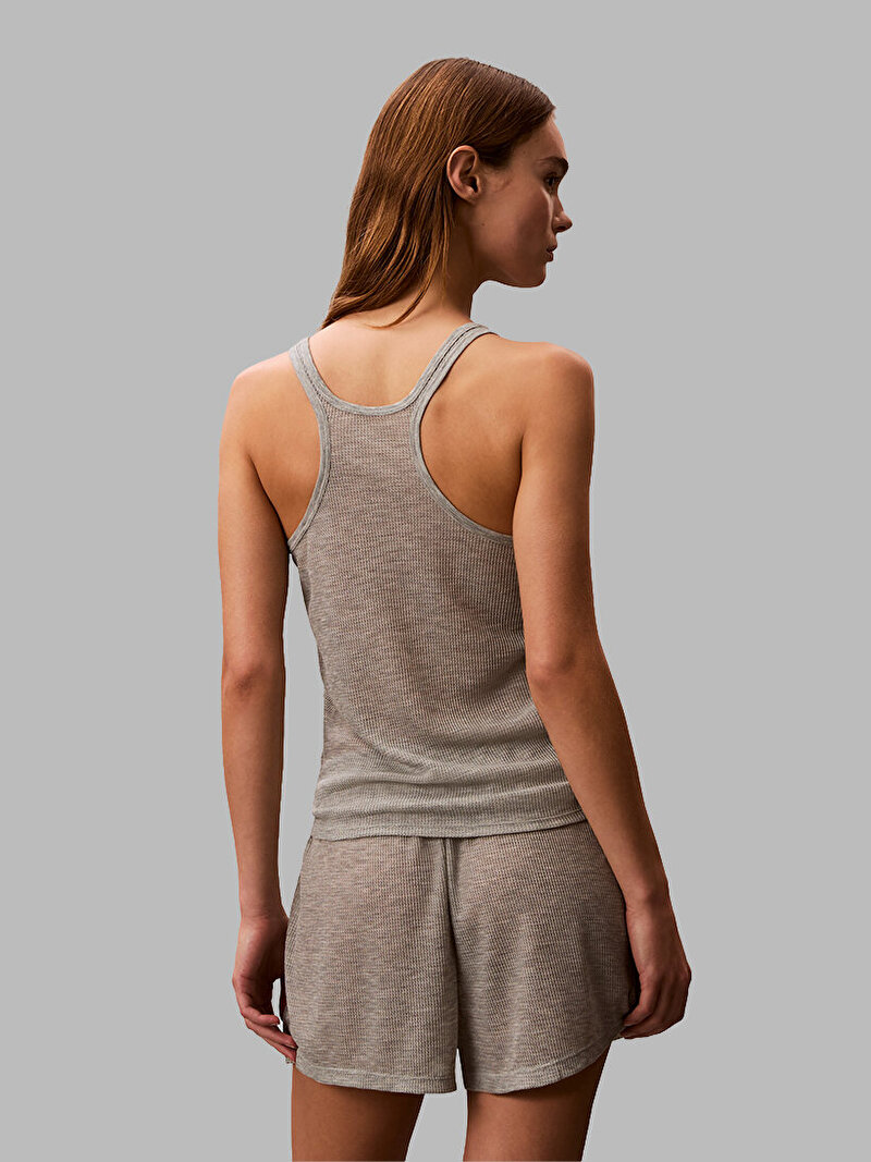 Calvin Klein Gri Renkli Kadın Pijama Set