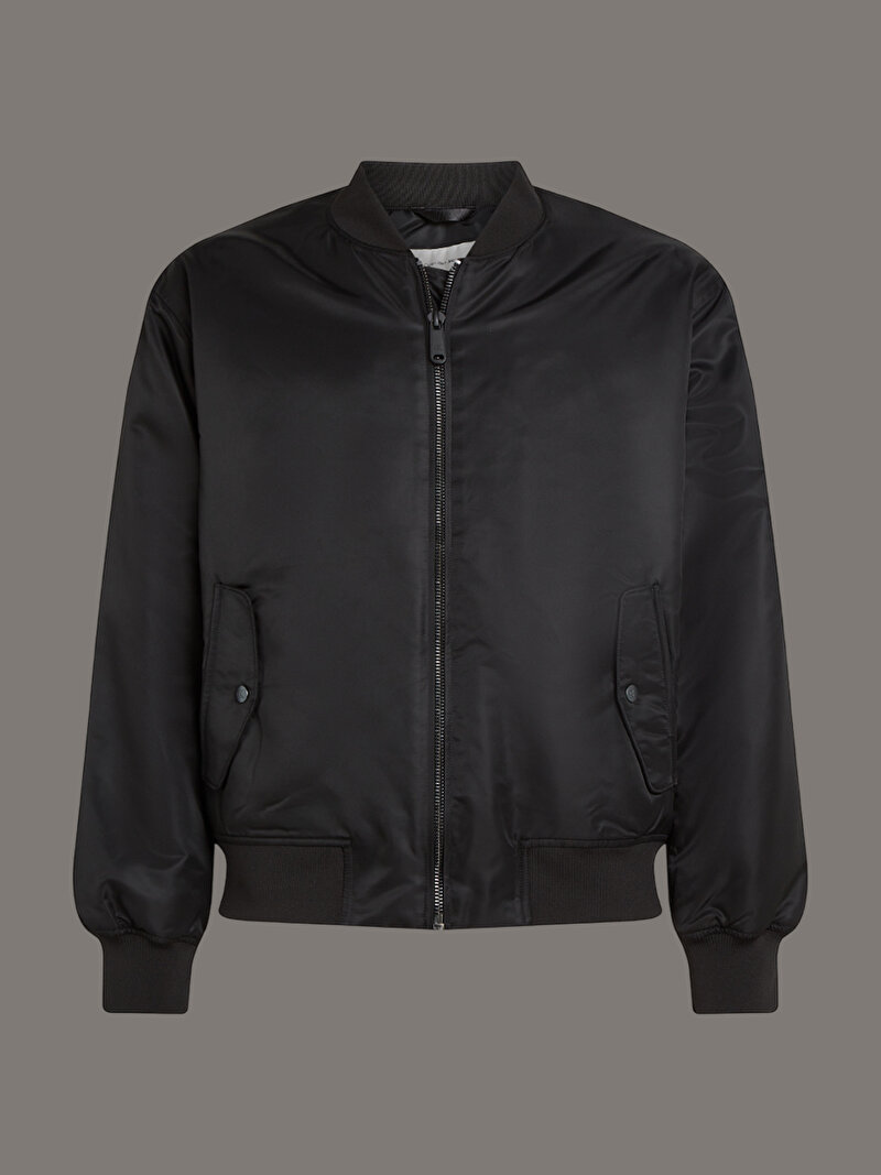 Calvin Klein Siyah Renkli Erkek LS Jeans Hero Bomber Ceket