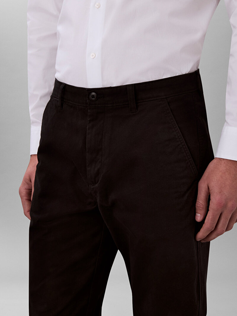 Calvin Klein Siyah Renkli Erkek Cotton Signature Pantolon