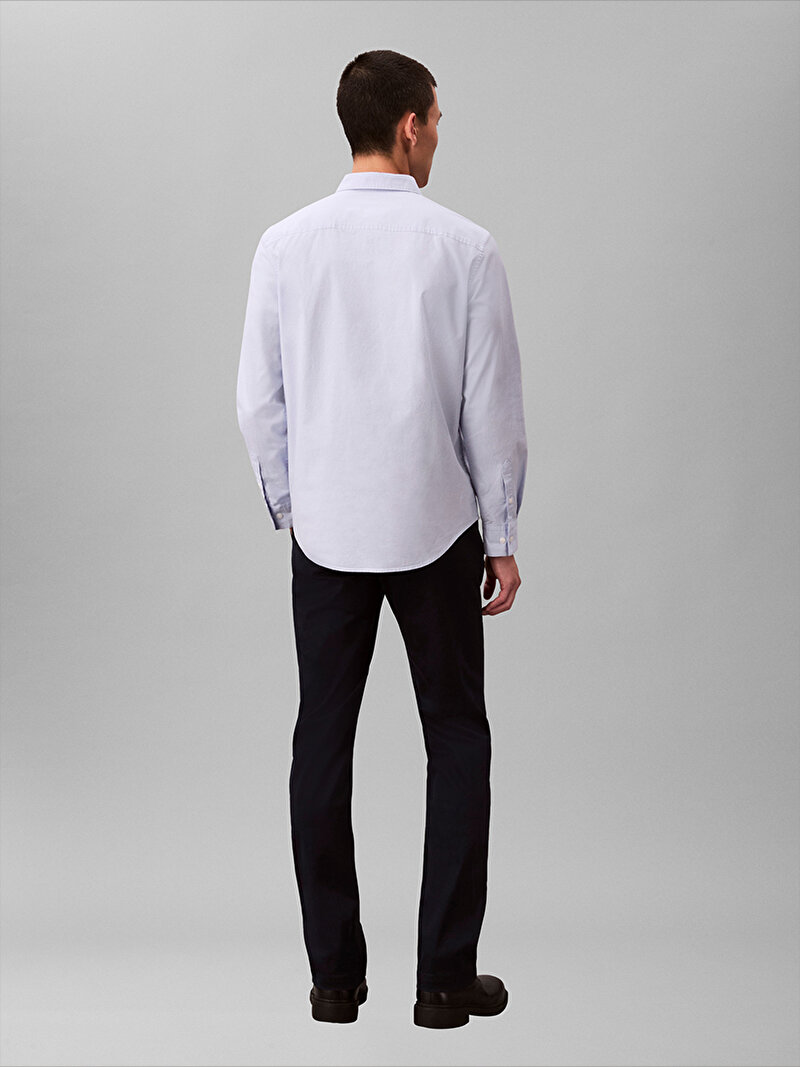 Calvin Klein Lacivert Renkli Erkek Slim Cotton Stretch Pantolon