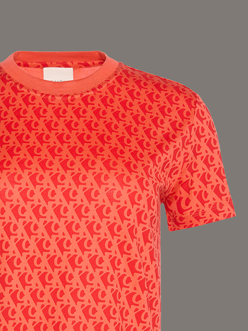 Calvin Klein Turuncu Renkli Kadın Classic T-shirt