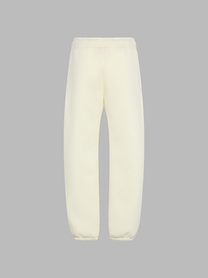 Calvin Klein Beyaz Renkli Kadın Relaxed Scuba Jogger Eşofman Altı