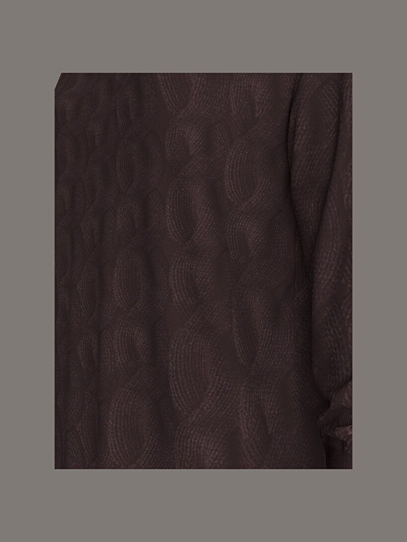 Calvin Klein Kırmızı Renkli Kadın Cotton Cable Elbise