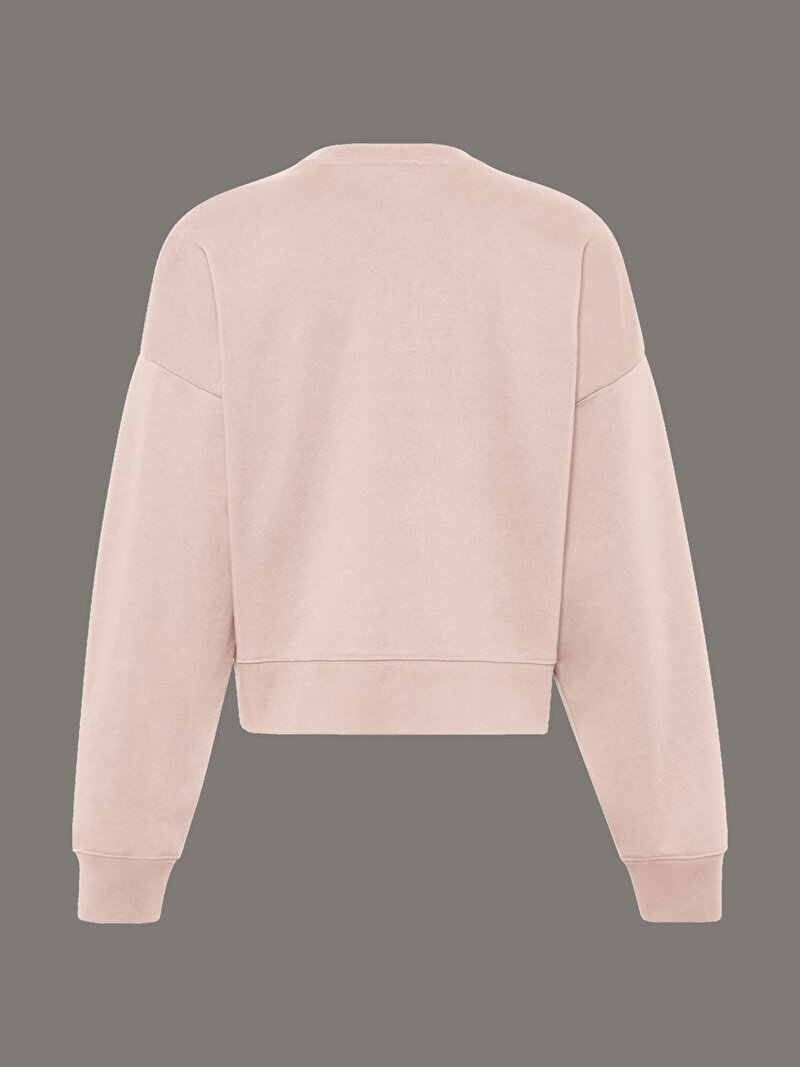 Calvin Klein Pembe Renkli Kadın Monologo French Sweatshirt