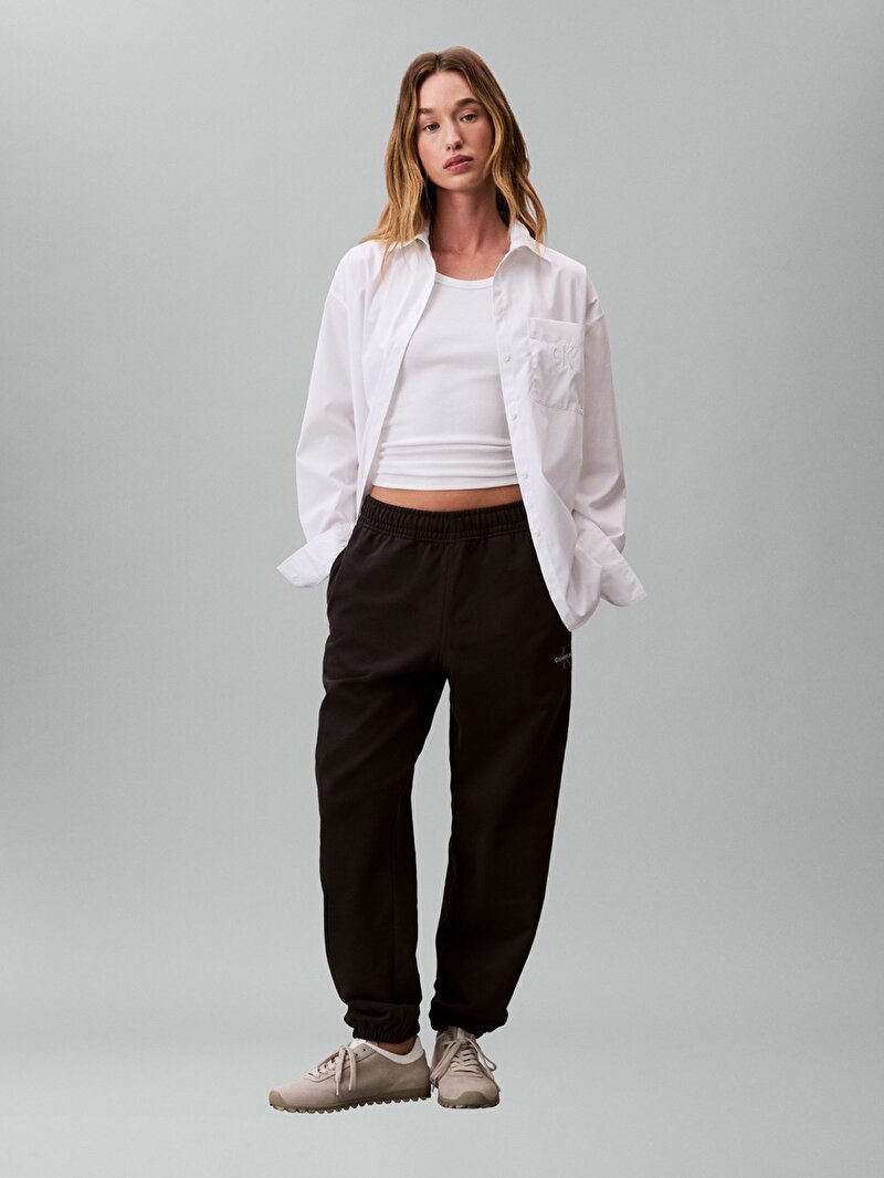 Calvin Klein Siyah Renkli Kadın Monologo French Eşofman Altı