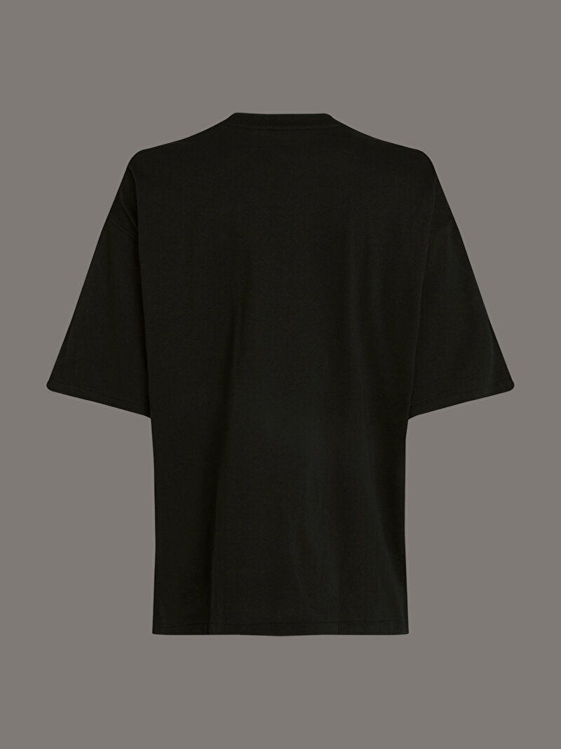 Calvin Klein Siyah Renkli Kadın CKJ Logo T-shirt