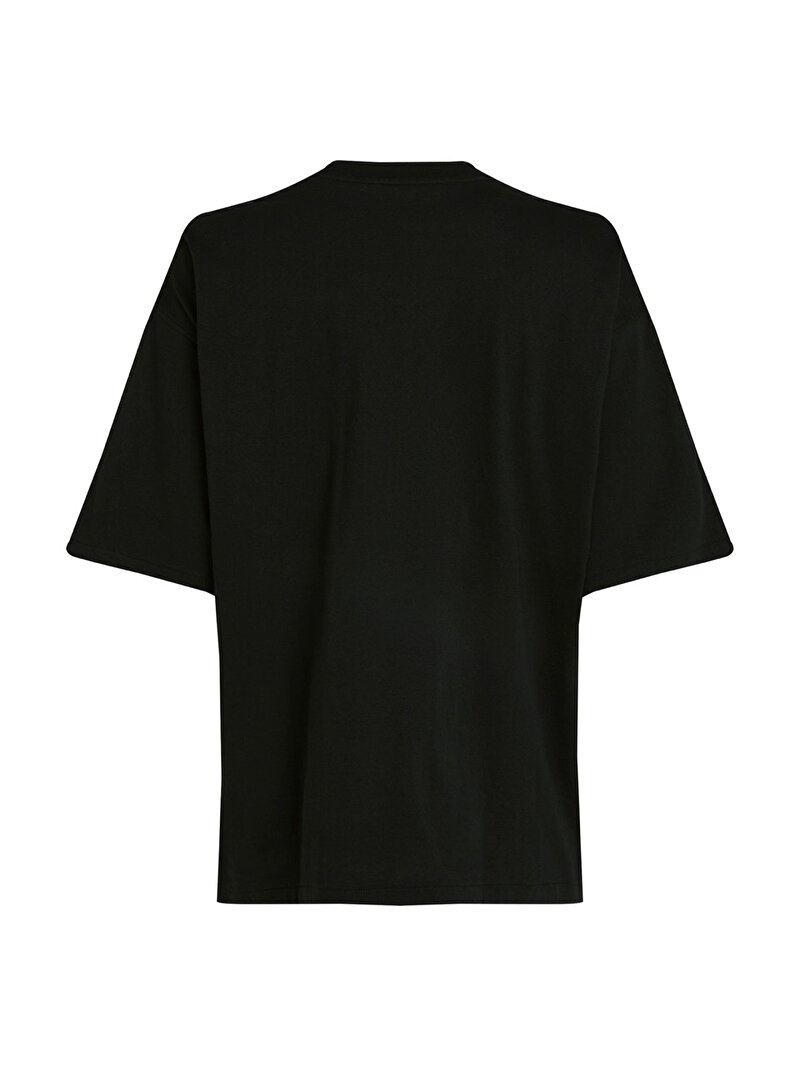 Calvin Klein Siyah Renkli Kadın CKJ Logo T-shirt