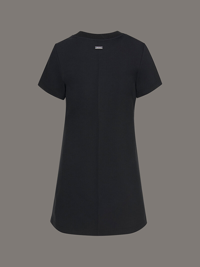 Calvin Klein Siyah Renkli Kadın A-Punto Milano Elbise