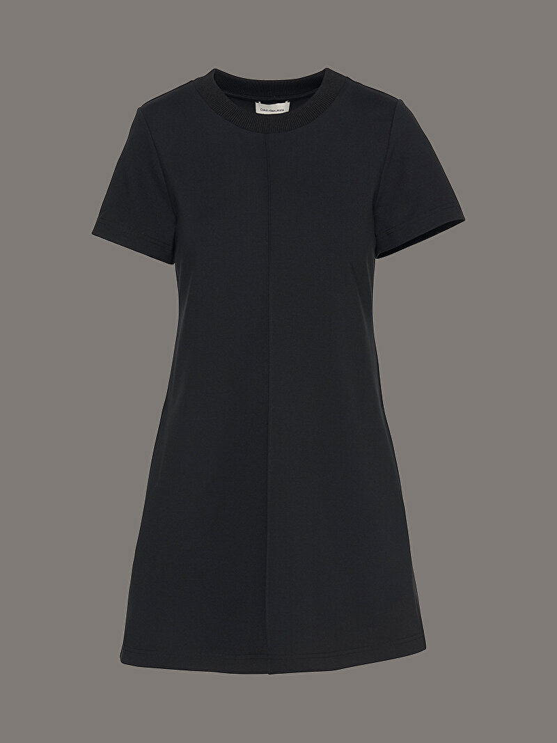 Calvin Klein Siyah Renkli Kadın A-Punto Milano Elbise