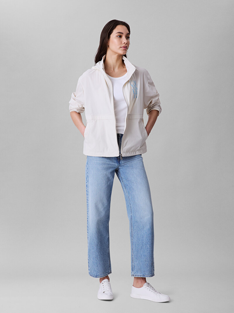 Calvin Klein Pembe Renkli Kadın Essential Nylon Rüzgarlık Ceket