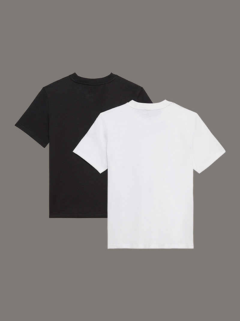 Calvin Klein Siyah Renkli Kadın 2'li Paket T-shirt