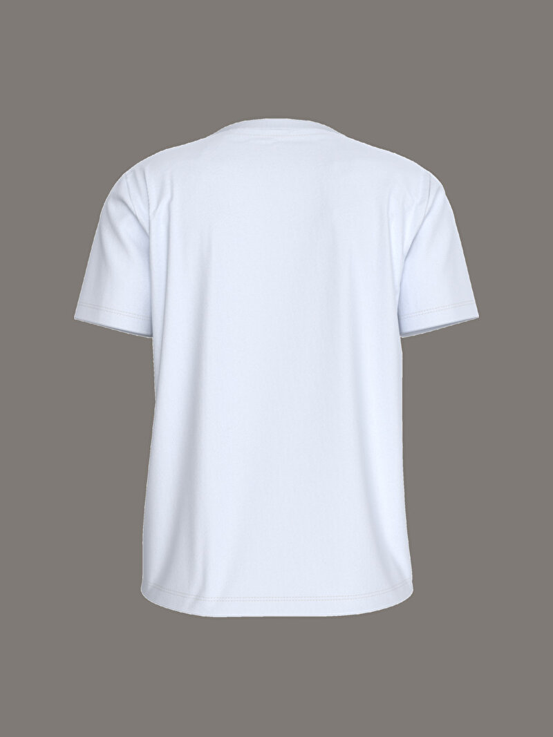 Calvin Klein Beyaz Renkli Kadın 2'li Paket Logo T-shirt