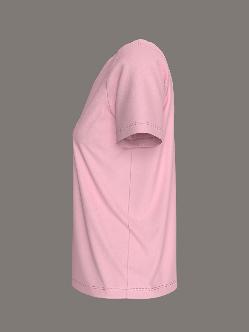 Calvin Klein Pembe Renkli Kadın Logo 2'li Paket T-shirt