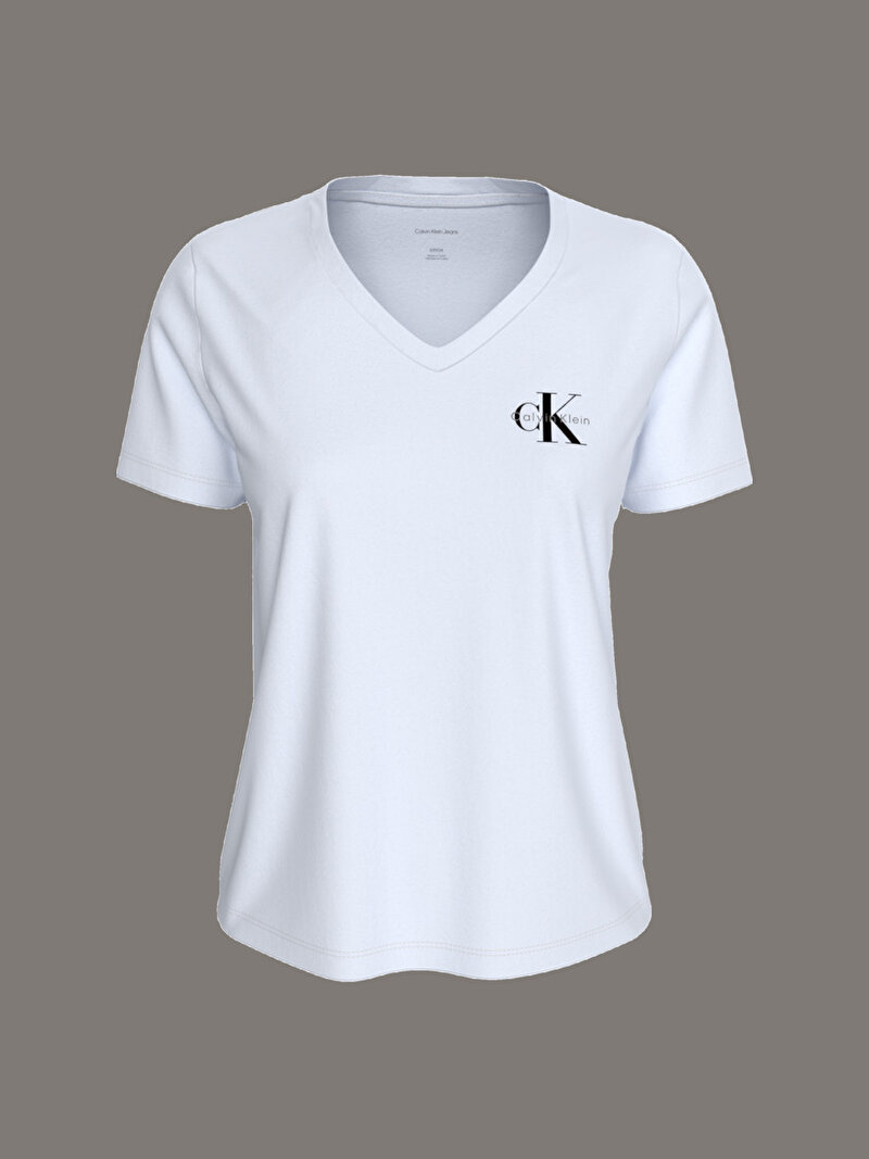 Calvin Klein Beyaz Renkli Kadın 2'li Paket T-shirt