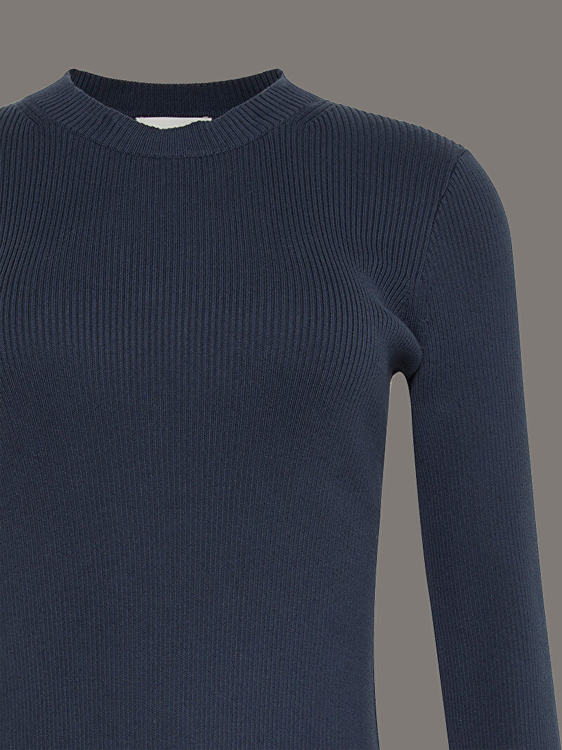 Calvin Klein Lacivert Renkli Kadın Fit and Flare Elbise