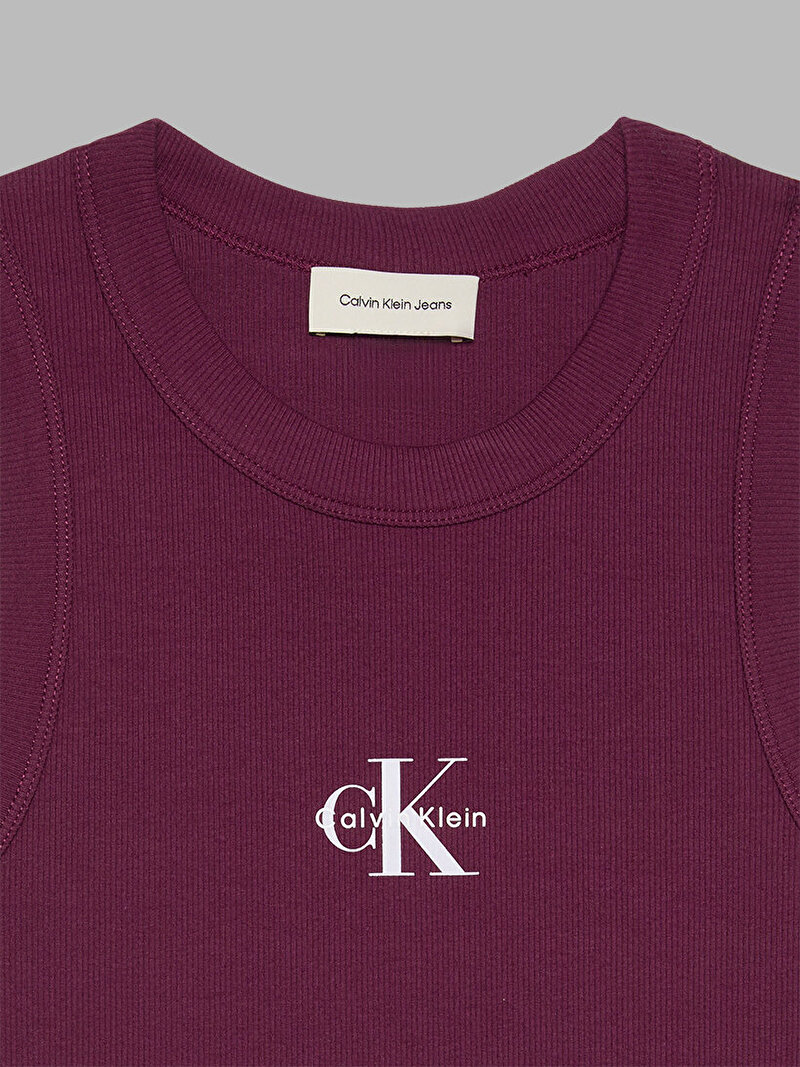 Calvin Klein Kırmızı Renkli Kadın Monogram Rib Tank Top