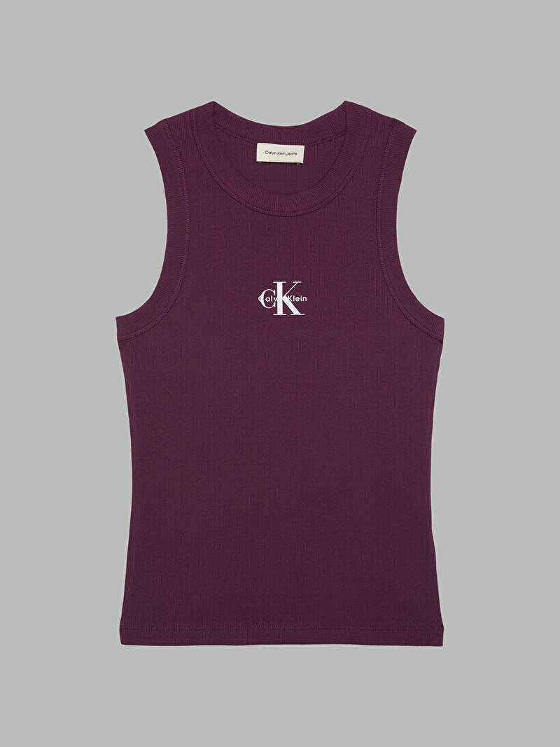 Calvin Klein Kırmızı Renkli Kadın Monogram Rib Tank Top