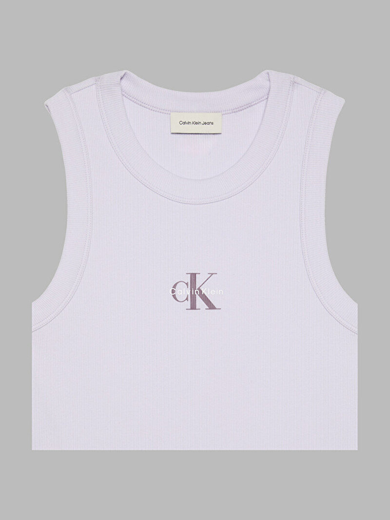Calvin Klein Mor Renkli Kadın Monogram Rib Tank Top