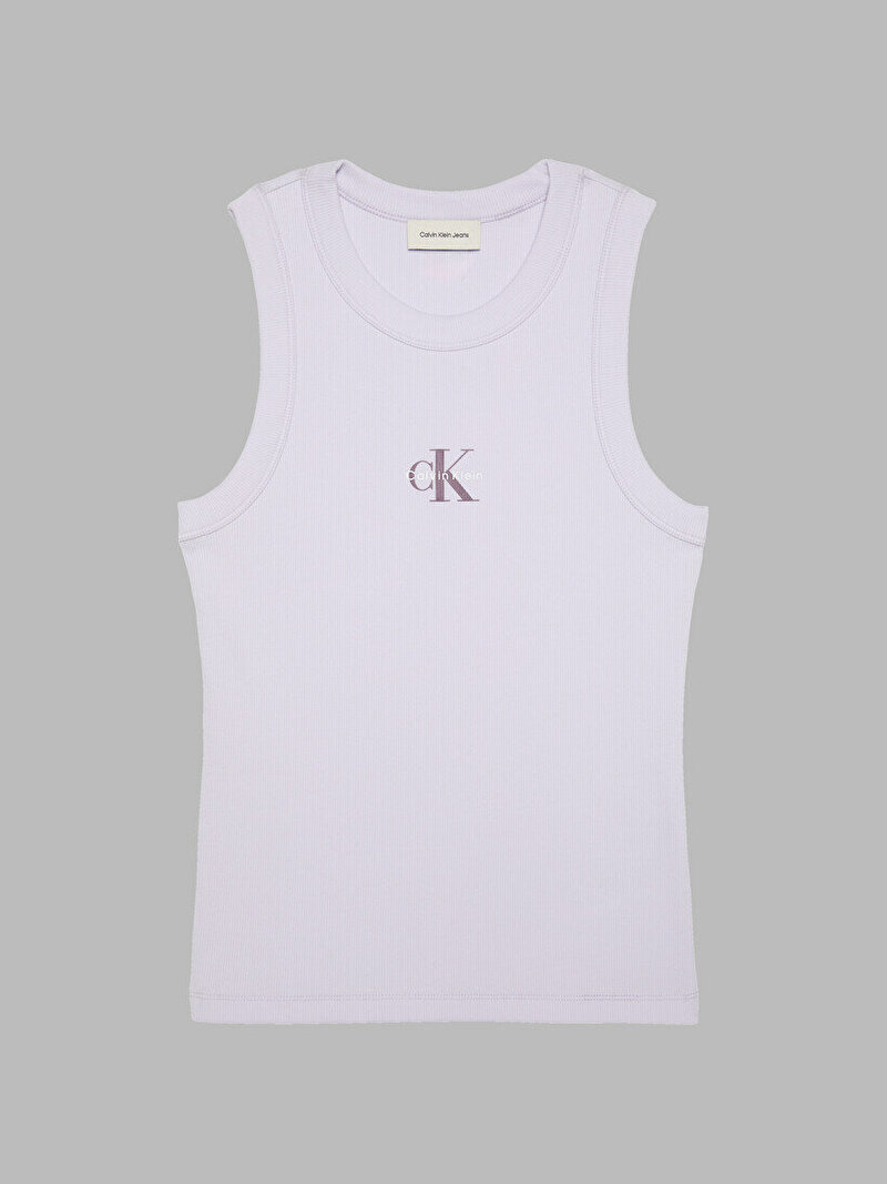 Calvin Klein Mor Renkli Kadın Monogram Rib Tank Top