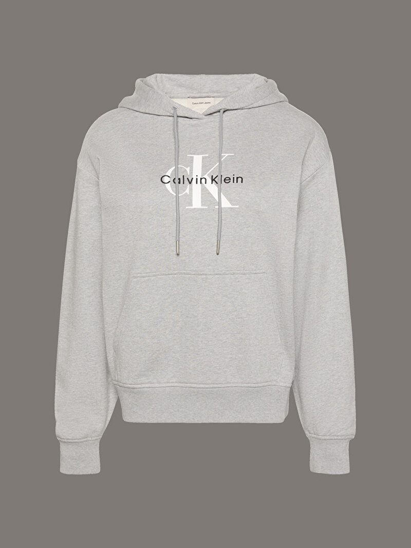 Calvin Klein Gri Renkli Kadın Monologo French Sweatshirt
