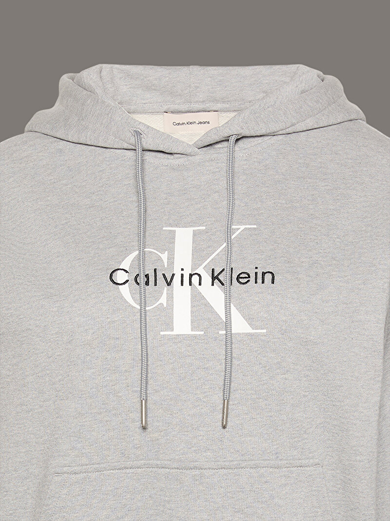 Calvin Klein Gri Renkli Kadın Monologo French Sweatshirt