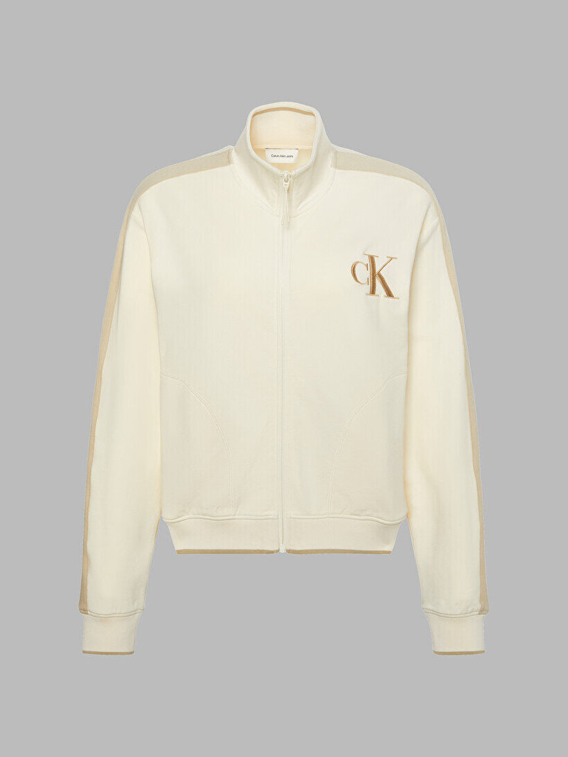 Calvin Klein Bej Renkli Kadın Stretch Terry Mont