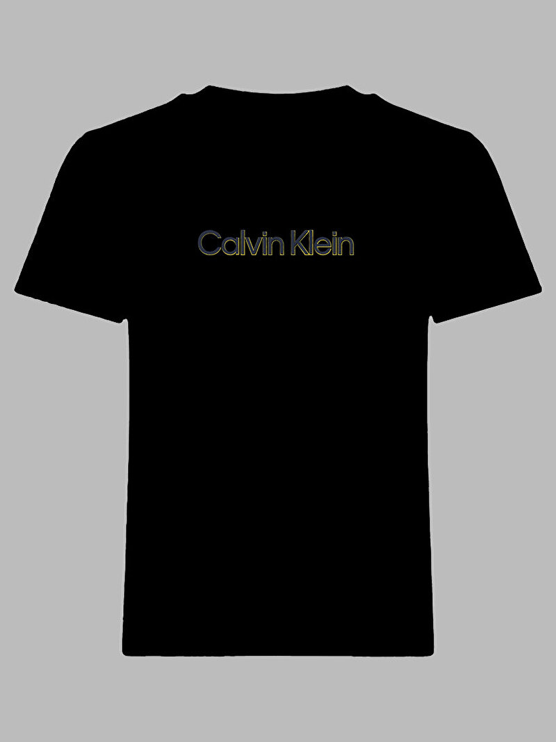 Calvin Klein Siyah Renkli Kadın Classic Foil T-shirt