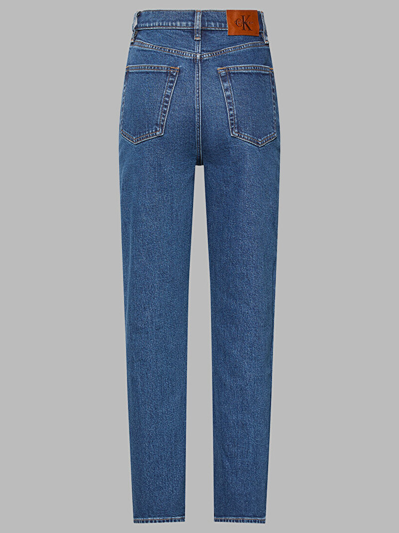 Calvin Klein Mavi Renkli Kadın Mom Pacifico Jean Pantolon