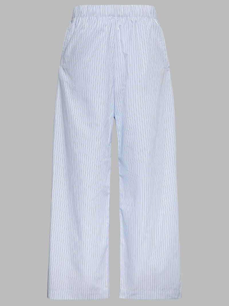 Calvin Klein Mavi Renkli Kadın Poplin Ewaist Pantolon