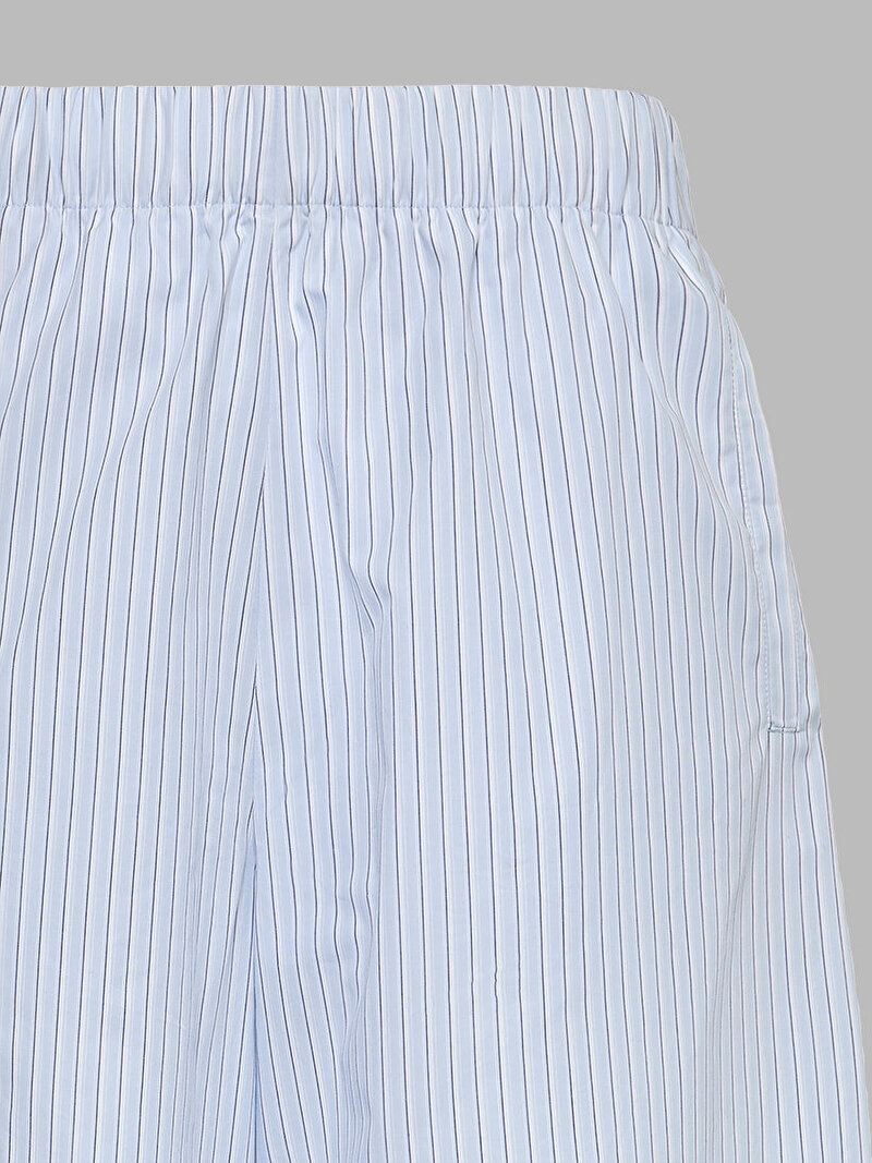 Calvin Klein Mavi Renkli Kadın Poplin Ewaist Pantolon