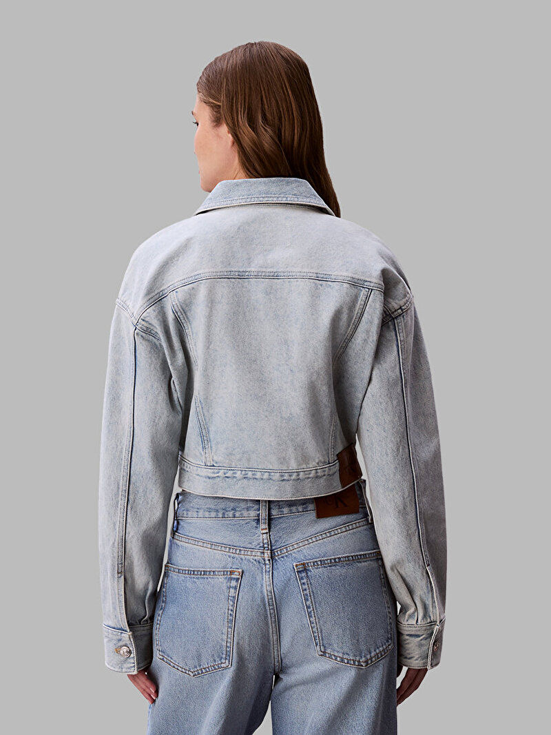 Calvin Klein Mavi Renkli Kadın Denim Ceket