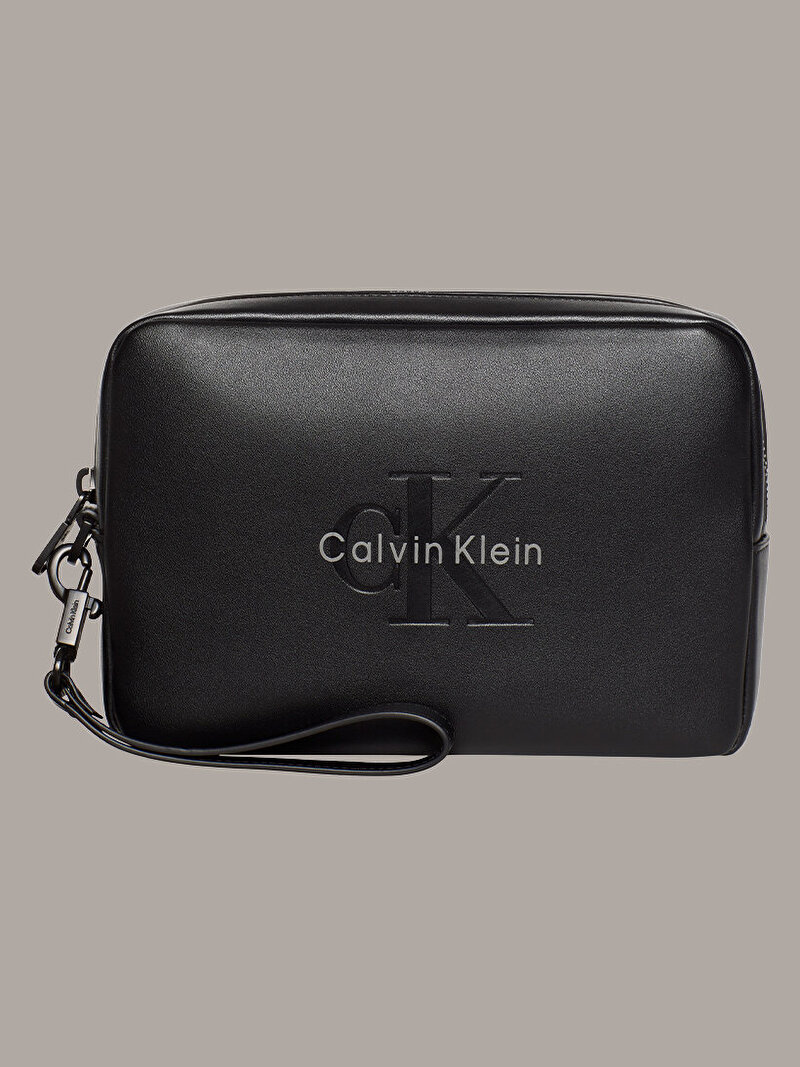 Calvin Klein Siyah Renkli Erkek Bold Pouch Cüzdan