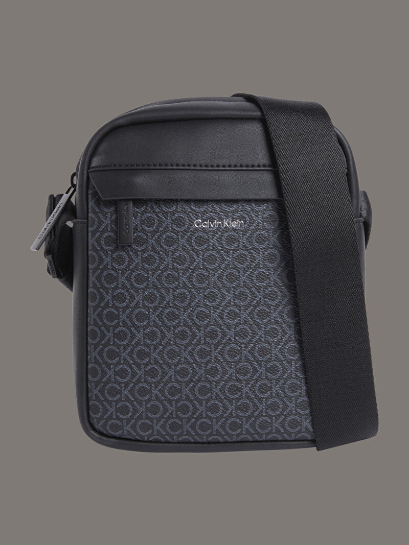 Calvin Klein Siyah Renkli Erkek CK Must Mono Reporter Çanta