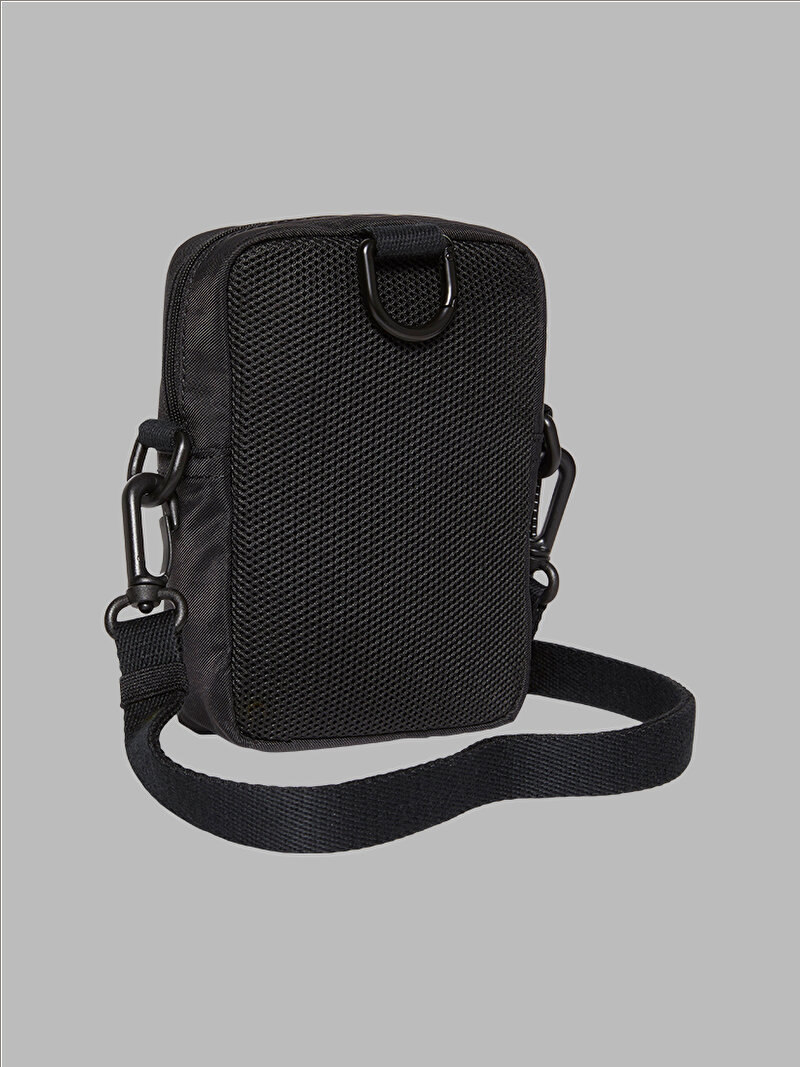 Calvin Klein Siyah Renkli Erkek Bold Logo Naylon Çapraz Çanta