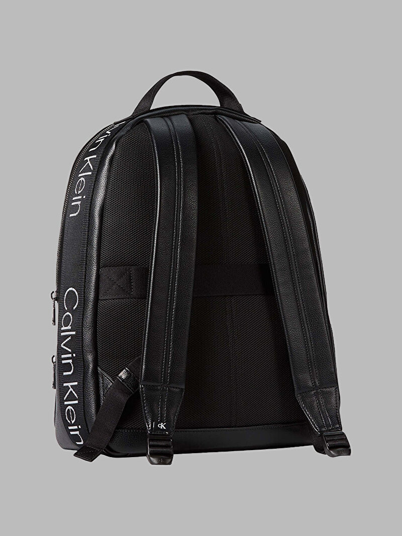 Calvin Klein Siyah Renkli Erkek Webbing Strap Round Sırt Çantası