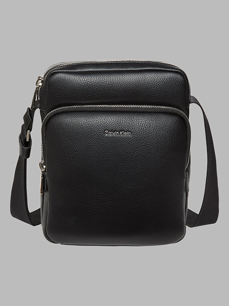 Calvin Klein Siyah Renkli Erkek Raised Pocket Reporter Çapraz Çanta