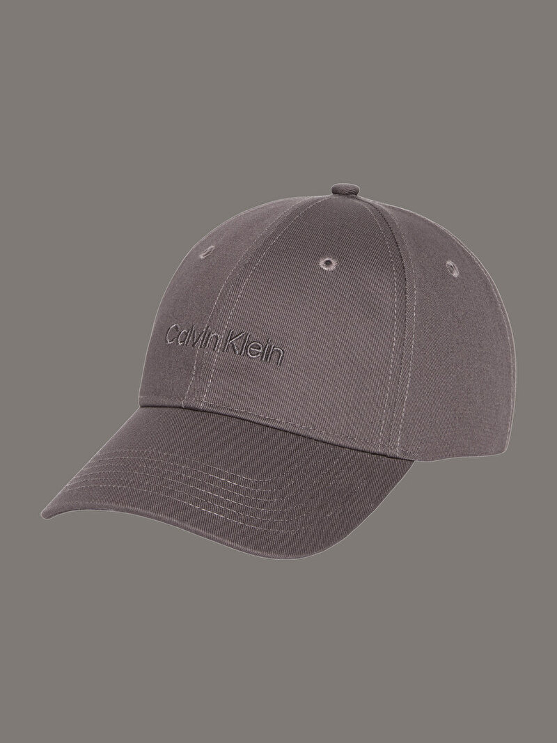 Calvin Klein Gri Renkli Erkek Logo Embroidery Şapka