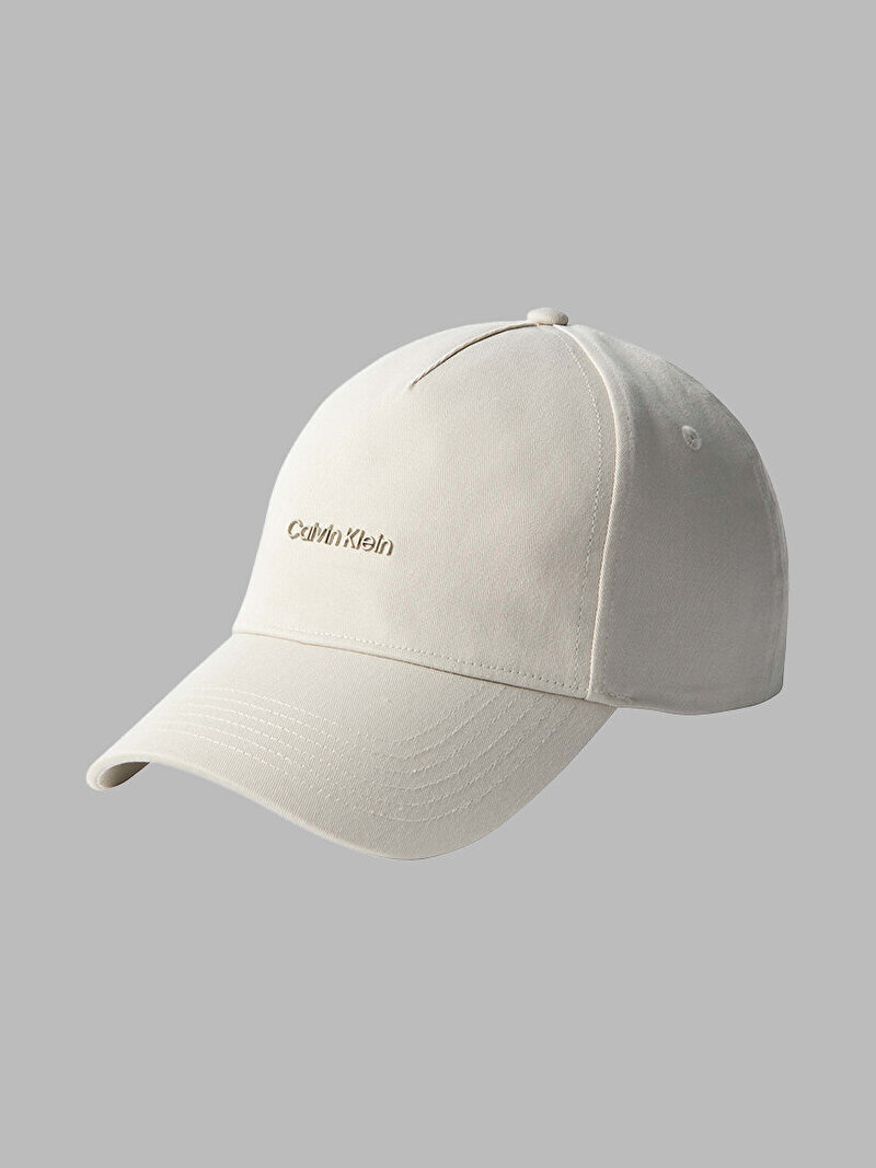 Calvin Klein Bej Renkli Erkek Cotton Twill Standard Şapka
