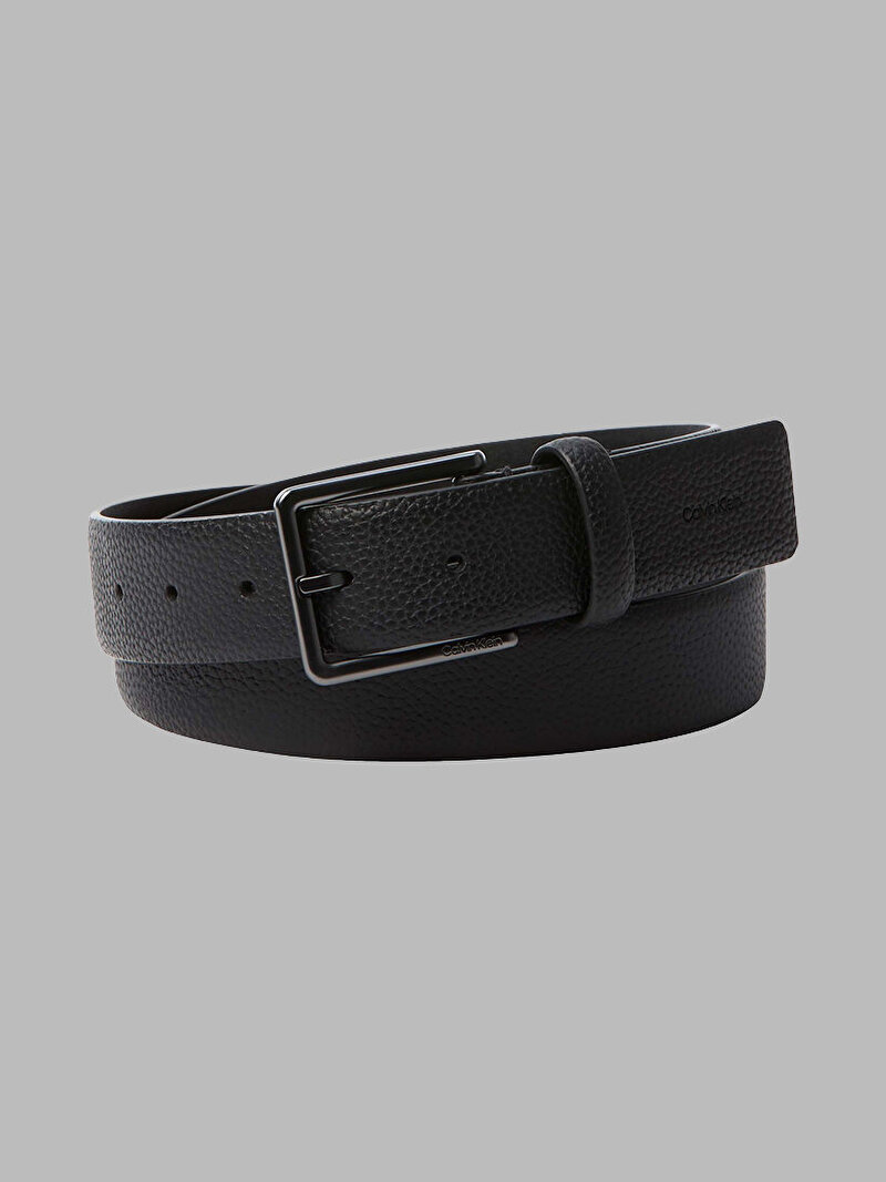 Calvin Klein Siyah Renkli Erkek Casual Pin Buckle Kemer
