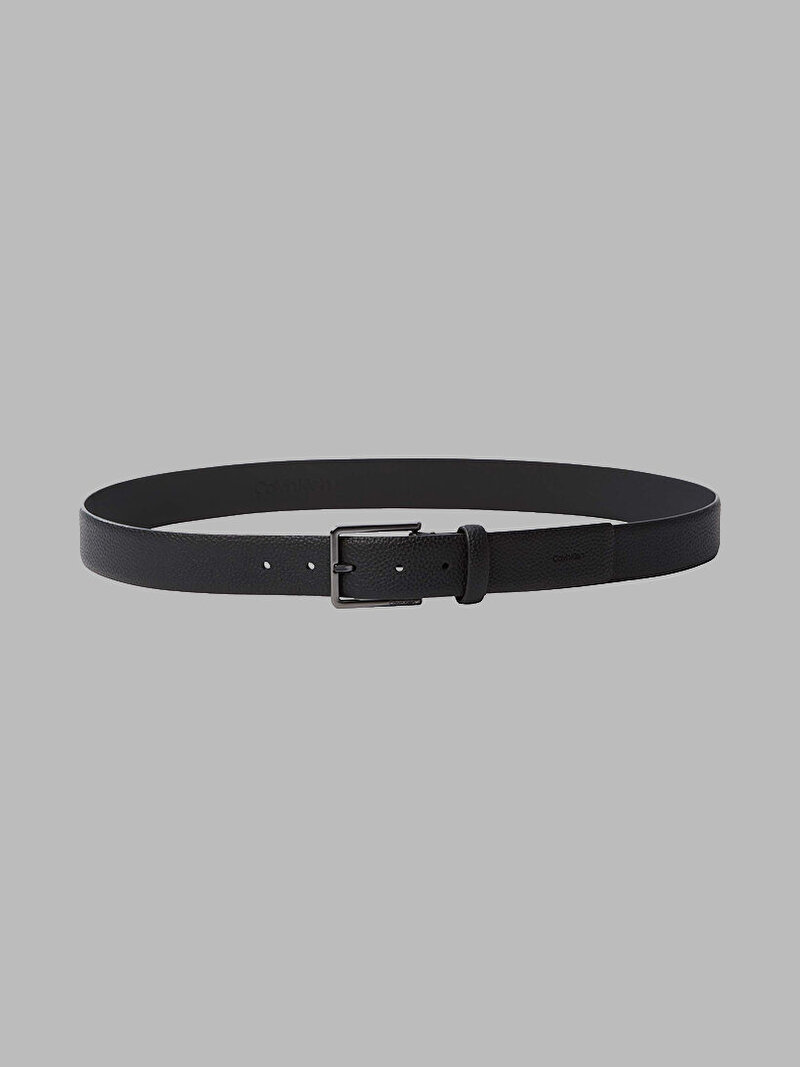 Calvin Klein Siyah Renkli Erkek Casual Pin Buckle Kemer
