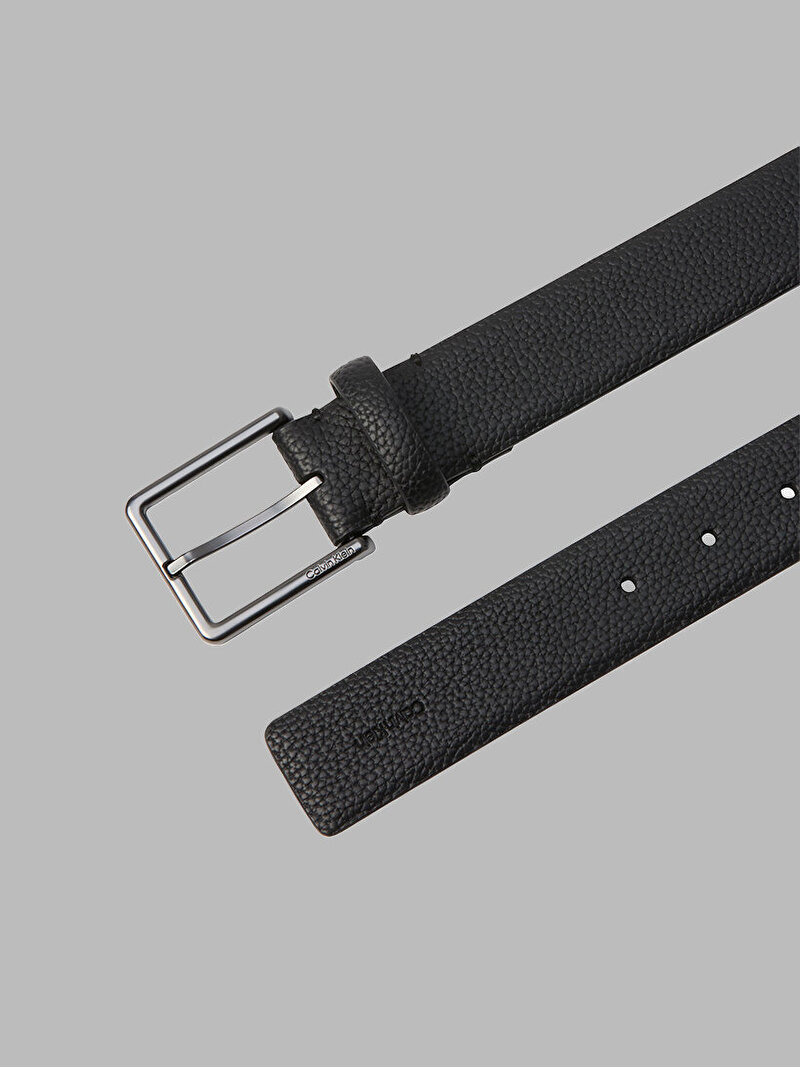 Calvin Klein Siyah Renkli Erkek Casual Pin Buckle Kemer
