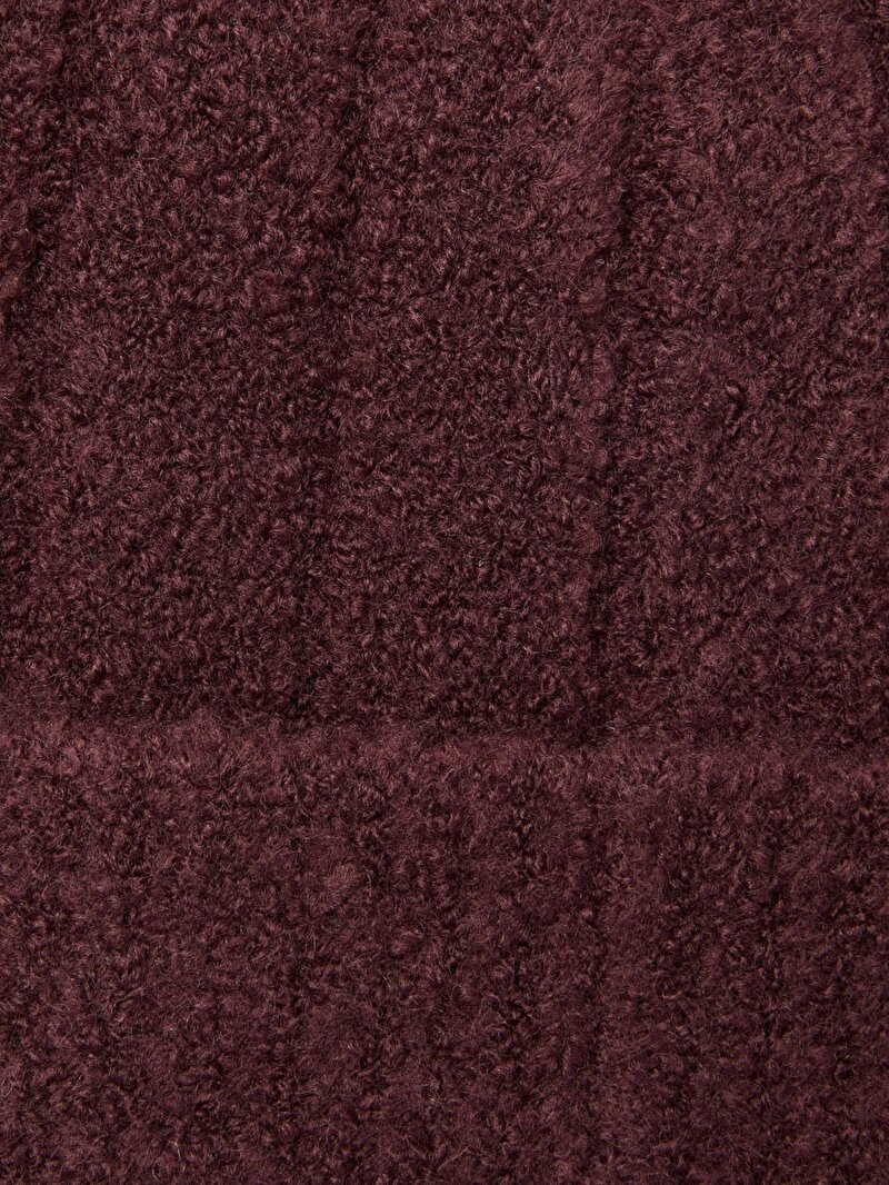 Calvin Klein Kırmızı Renkli Erkek CK Patch Boucle Bean Bere