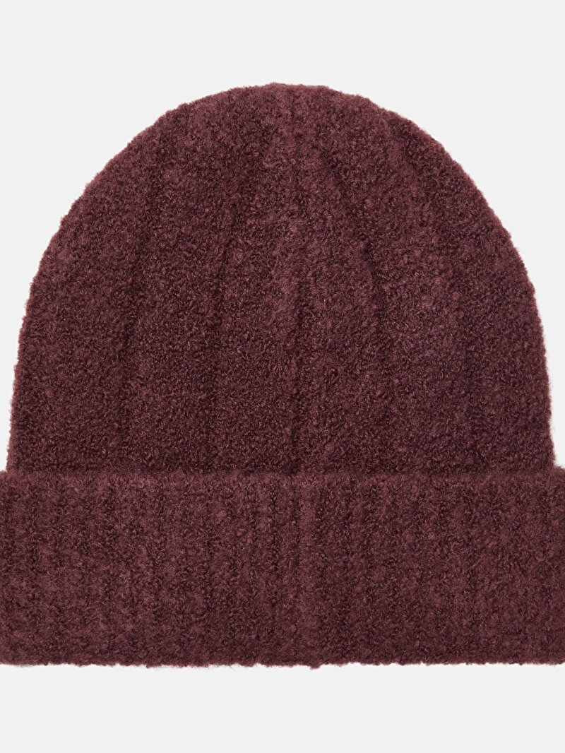 Calvin Klein Kırmızı Renkli Erkek CK Patch Boucle Bean Bere