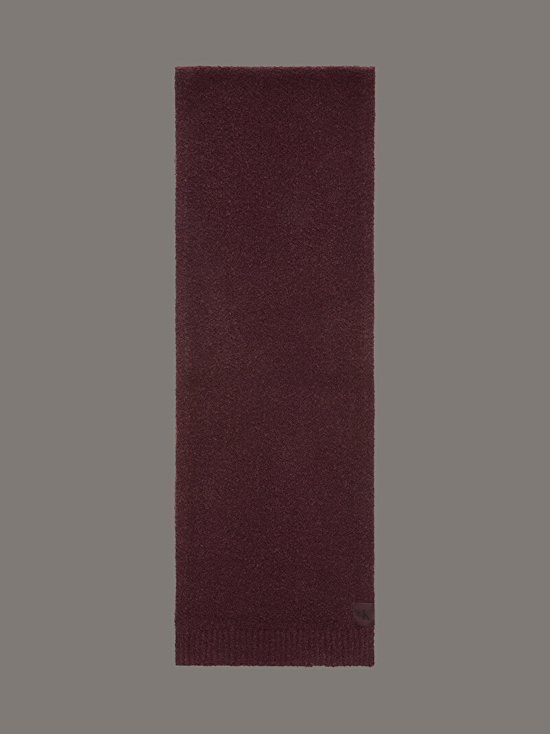 Calvin Klein Kırmızı Renkli Erkek CK Patch Boucle Atkı